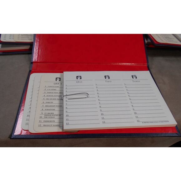 Game of Scattergories Milton Bradley #4917 1988 First Edition Vintage Complete - Picture 4 of 11